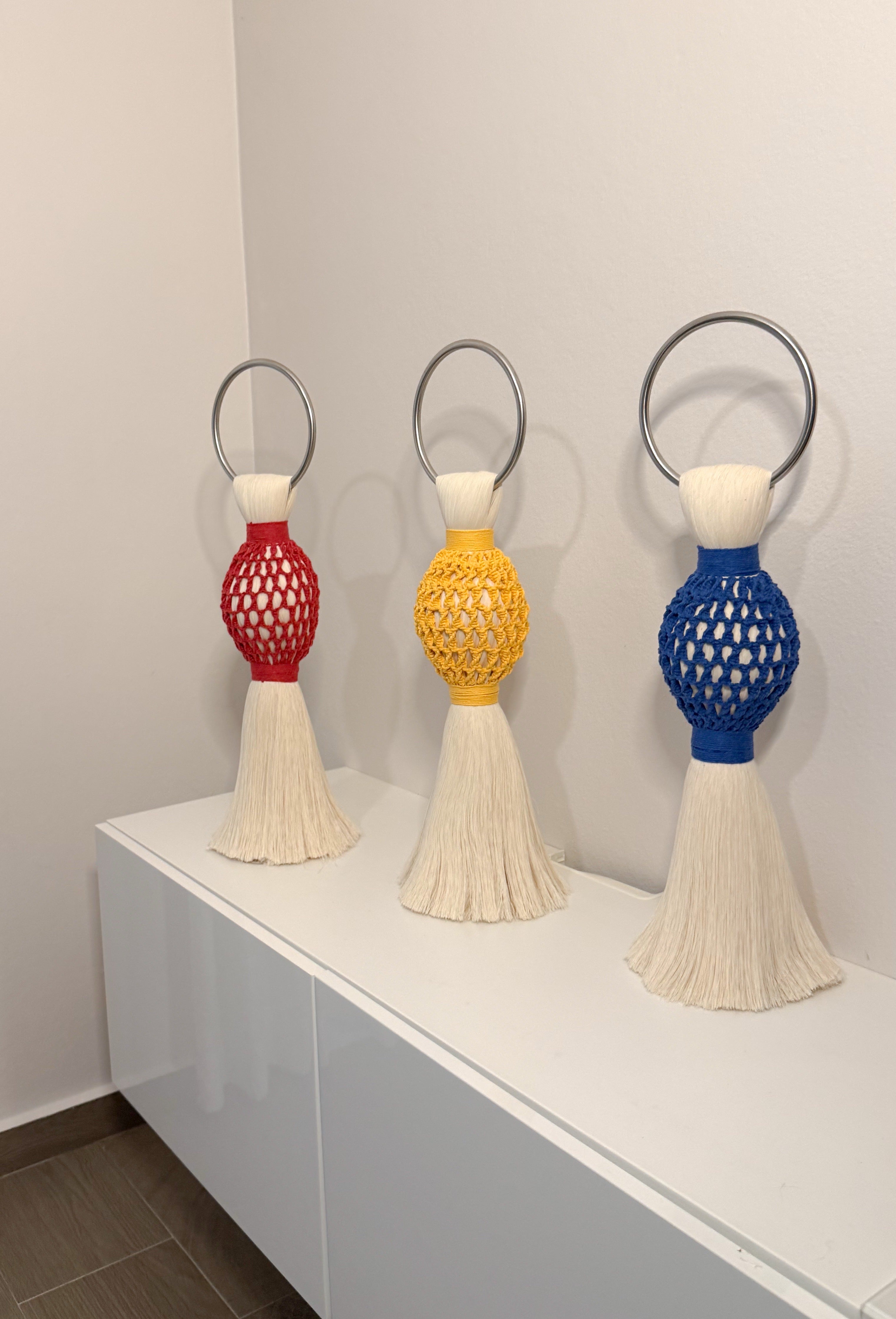 nudos altos set of 3 primary colors.