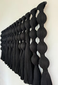 Headrest braid tapestry