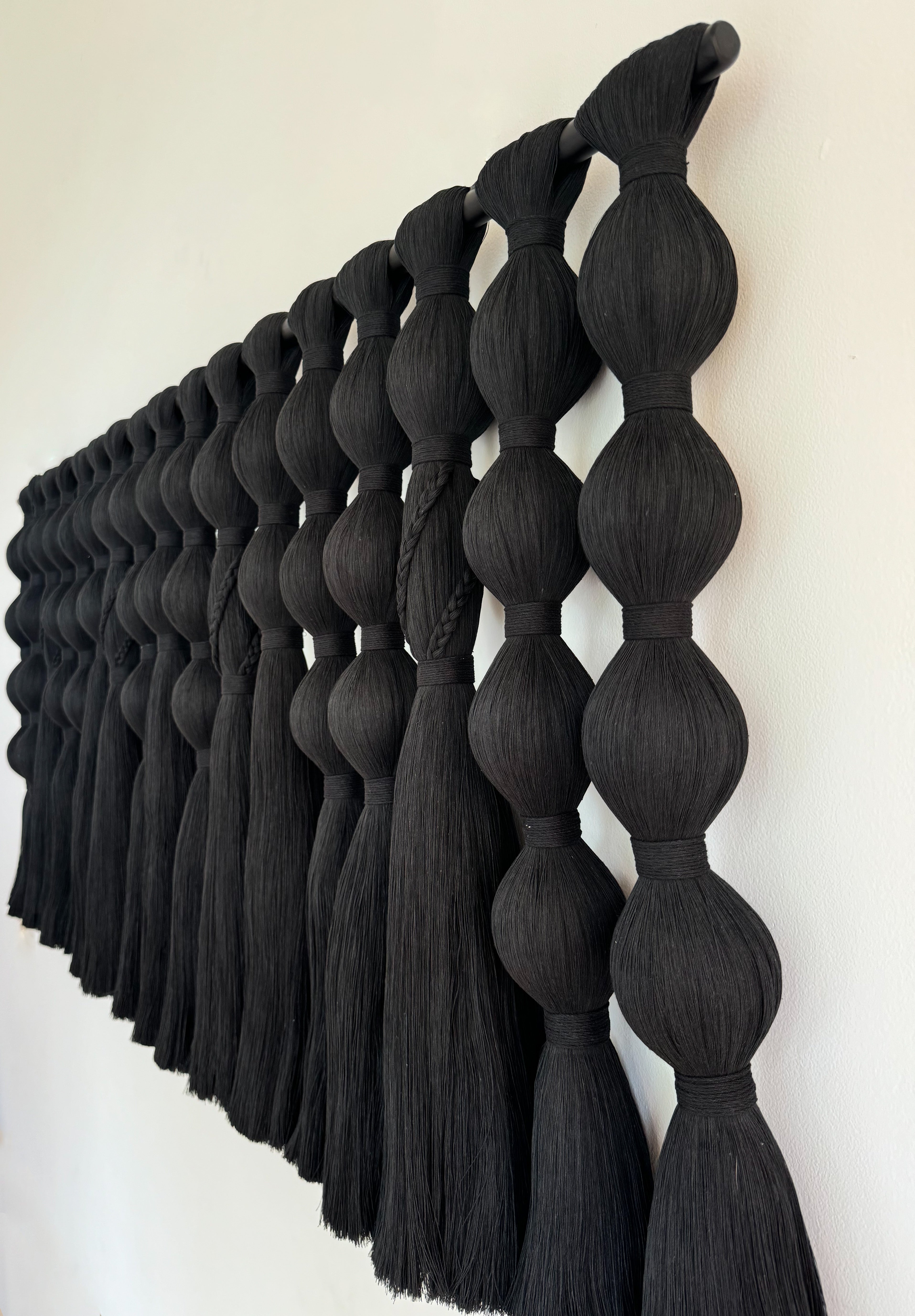 Headrest braid tapestry