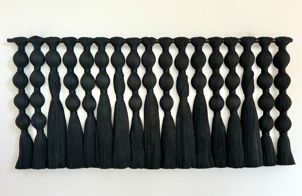 Headrest braid tapestry