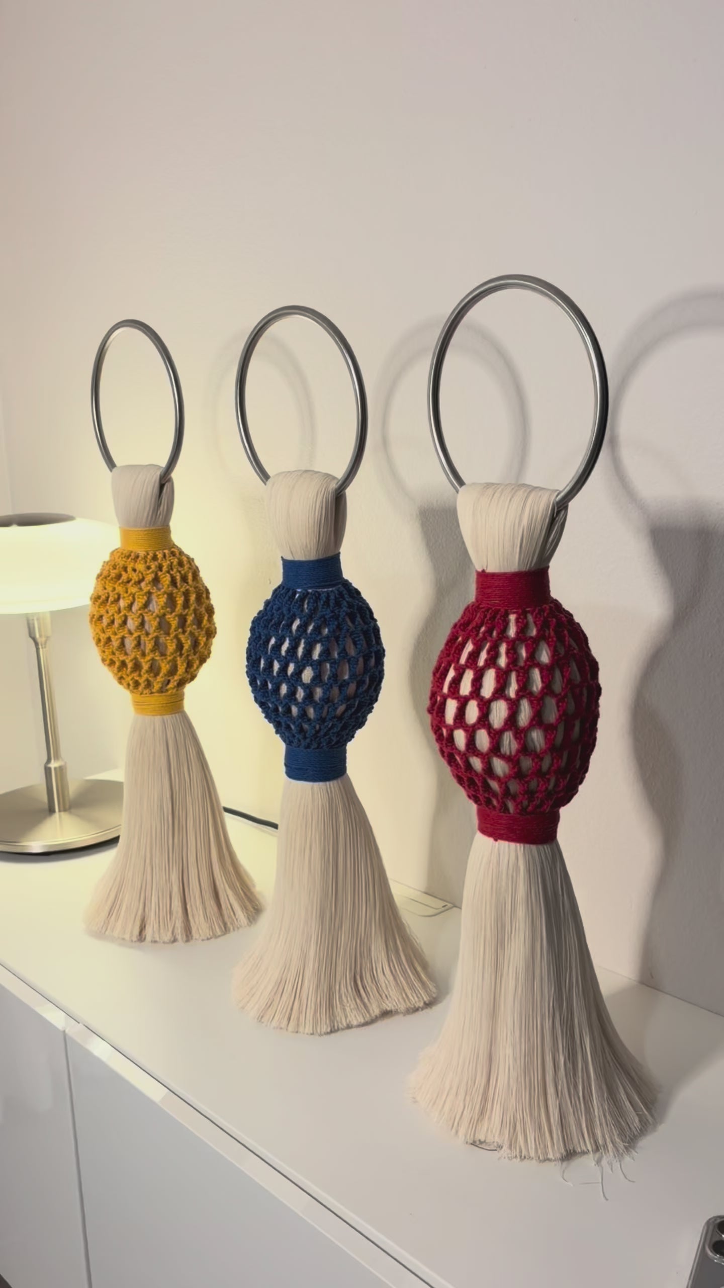 nudos altos set of 3 primary colors.